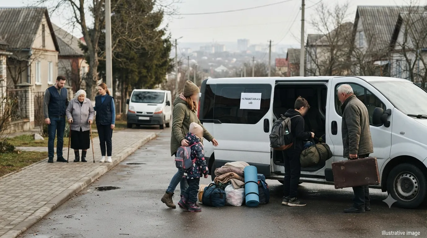 235 Children Remain in Mandatory Evacuation Zone in Ukraine’s Donetsk Region, Officials Say
