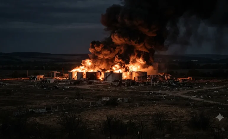 Ukrainian Artillery Strikes Russian Fuel Depot, General Staff Reports