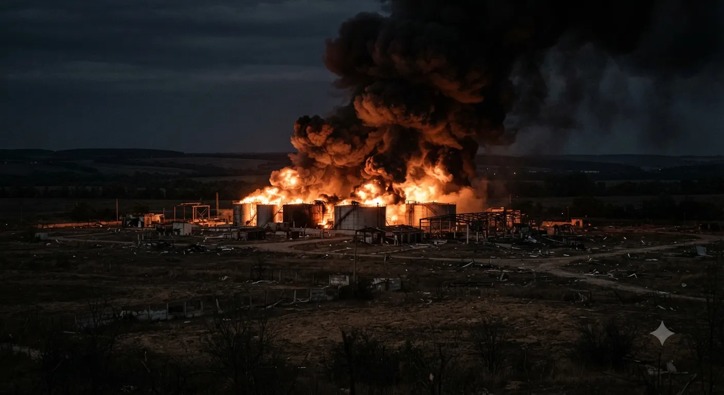 Ukrainian Artillery Strikes Russian Fuel Depot, General Staff Reports