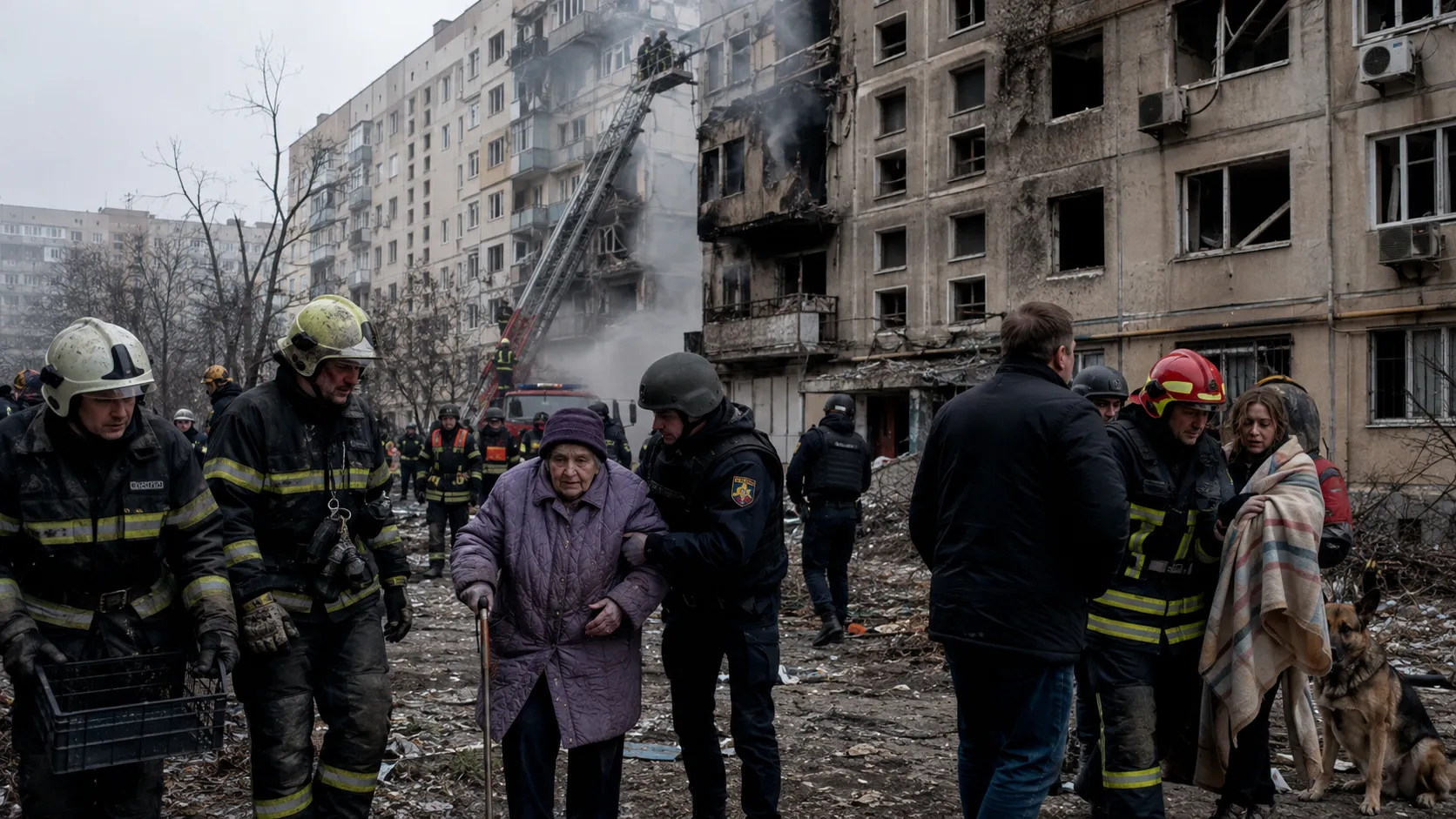 Russia Intensifies Missile and Drone Campaign Against Ukrainian Cities
