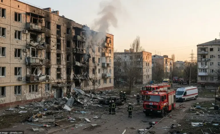 Russia Strikes Kharkiv Outskirts, Killing at Least Three People