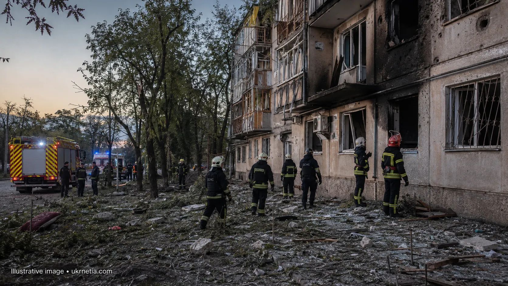 Three-Month-Old Boy Killed in Russian Attack on Marhanets as Rescuers Show Aftermath