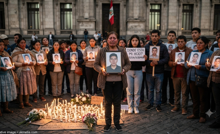Families in Peru hold a vigil for citizens recruited to fight for Russia in the war against Ukraine.