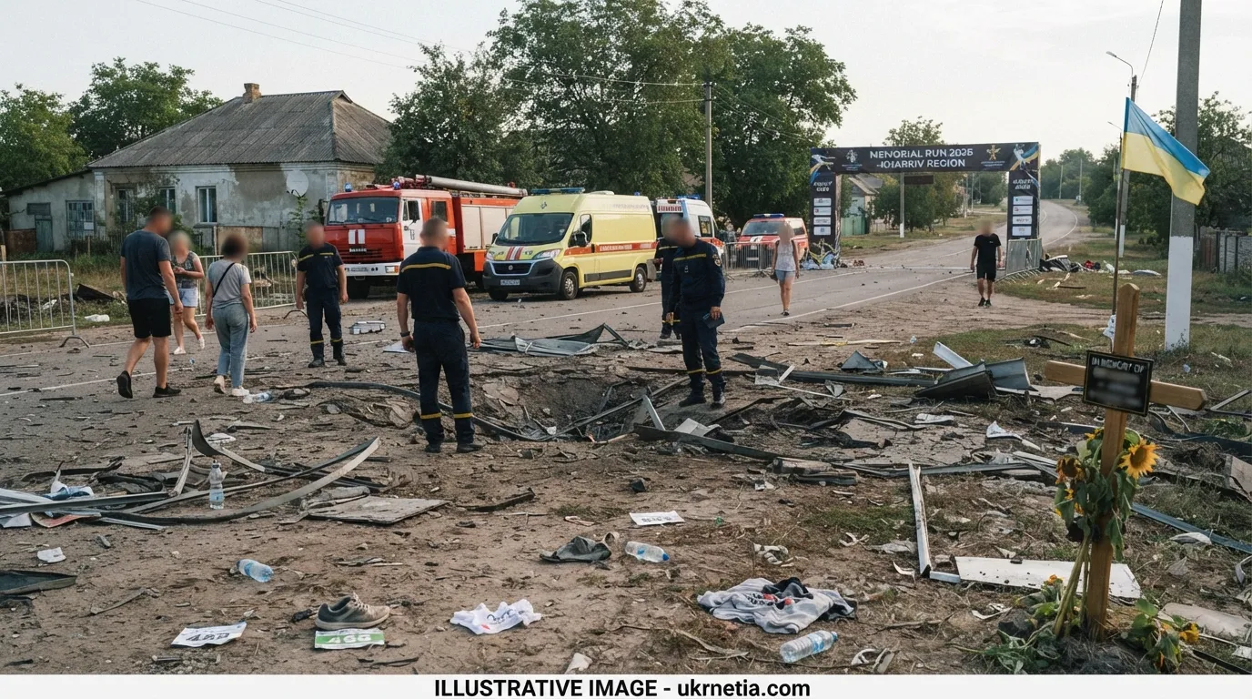 Russia Strikes Memorial Run in Kharkiv Region With Iskander-M Missile, Killing Three