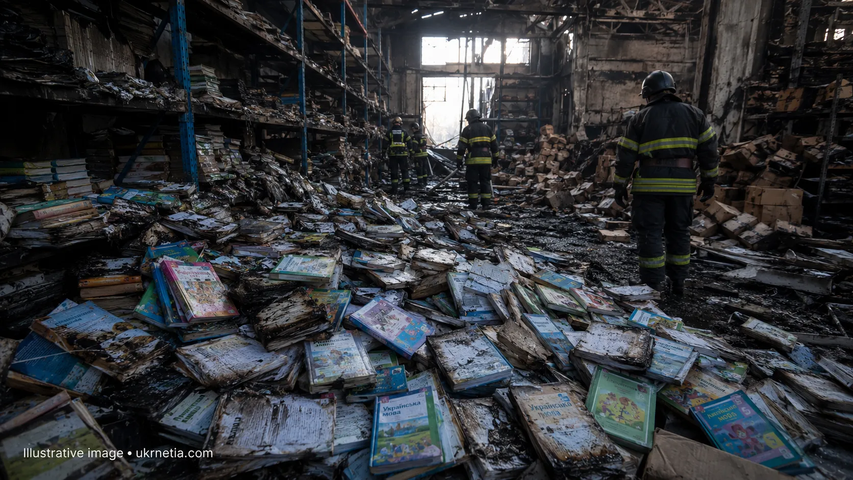 Russian Attacks Destroy More Than 1.1 Million Ukrainian School Textbooks