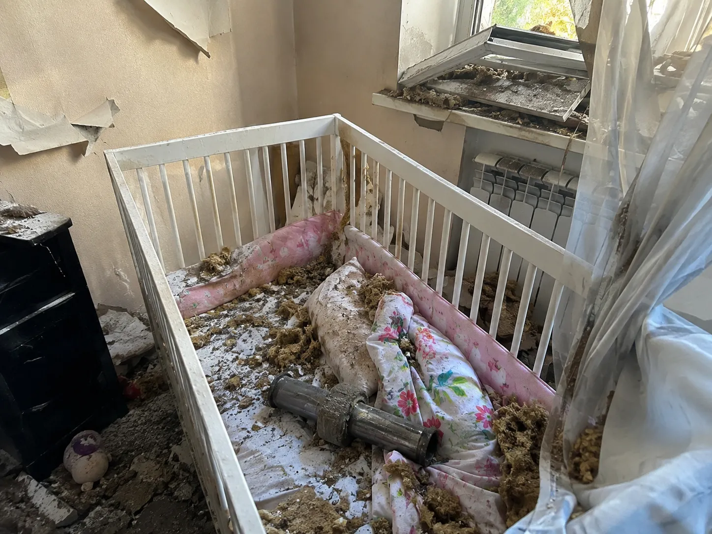 Russian Drone Munition Lands in Crib Next to Two-Year-Old Boy in Kherson