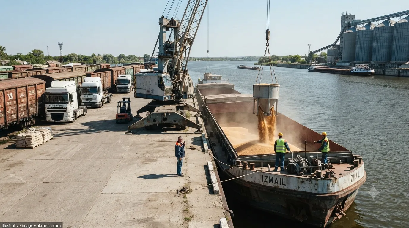 Ukraine Turns to Alternative Grain Export Routes as Black Sea Attacks Disrupt Trade