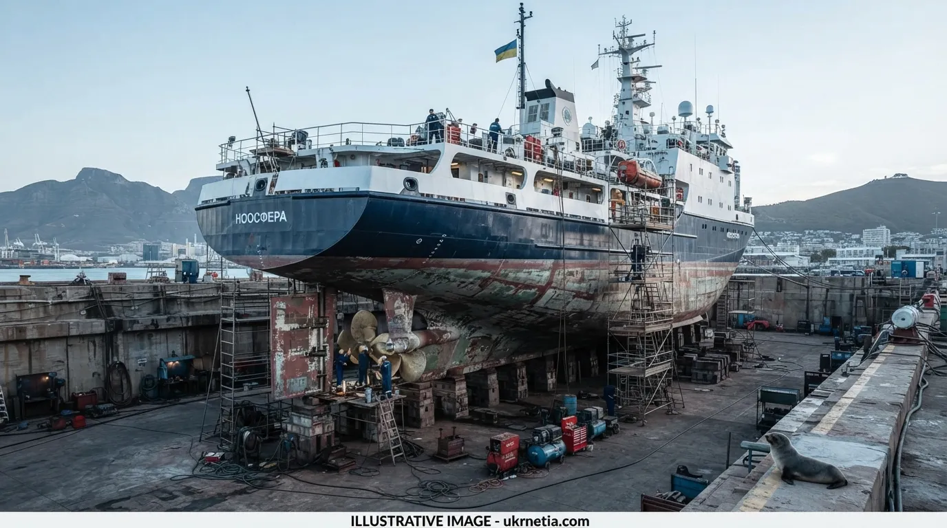 Ukraine’s Research Icebreaker Noosphere Prepares for Its Sixth Antarctic Season
