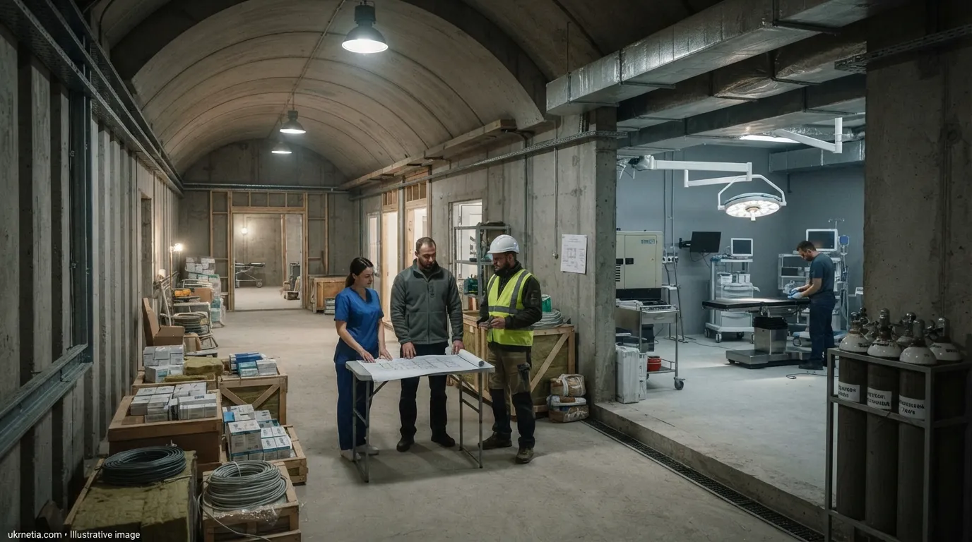 Ukraine to Build Its Largest Underground Hospital Near the Front Line