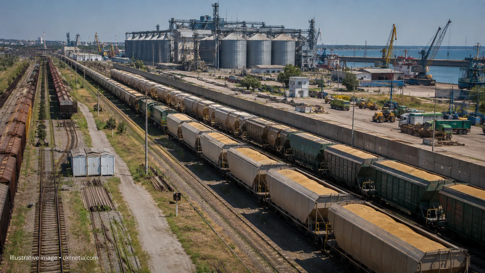 Romanian Farmers Complain Ukrainian Grain Is Taking Over Railway Capacity