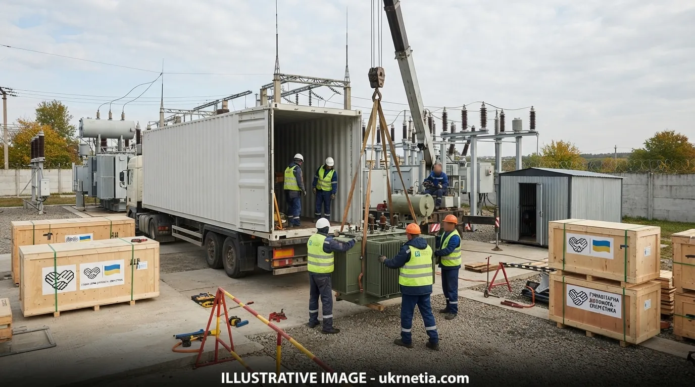 Energy equipment provided by Azerbaijan delivered to critical infrastructure facilities in Kyiv region